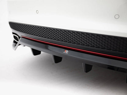 Maxton Design - Rear Splitter (Vertical Bars) Mercedes-Benz CLA AMG-Line C117