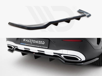 Maxton Design - Rear Splitter (Vertical Bars) Mercedes-Benz GLC Coupe AMG-Line C254