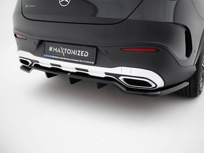 Maxton Design - Rear Splitter (Vertical Bars) Mercedes-Benz GLC Coupe AMG-Line C254