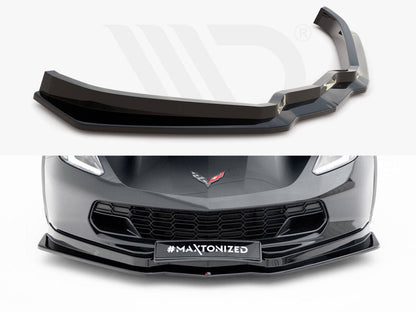 Maxton Design - FRONT SPLITTER V.1 CHEVROLET CORVETTE C7 (2013-19)