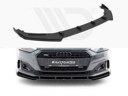 Maxton Design - Street PRO Front Splitter + Flaps Audi A5 F5 / B9 Facelift
