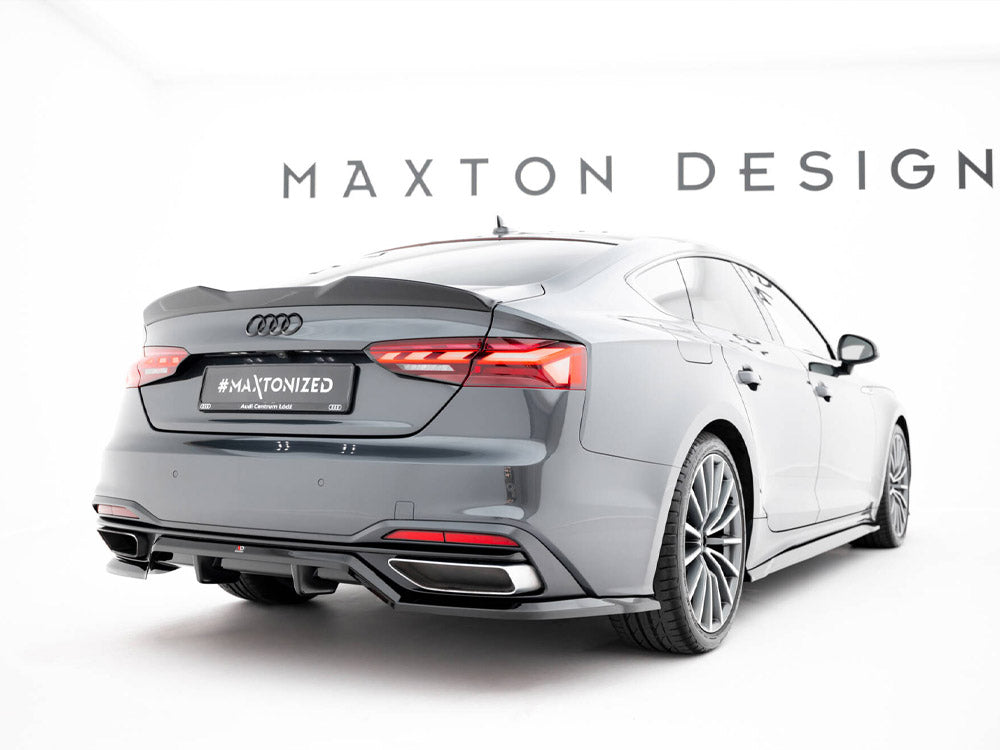 Maxton Design - Rear Splitter (Vertical Bars) Audi A5 F5 / B9 Facelift