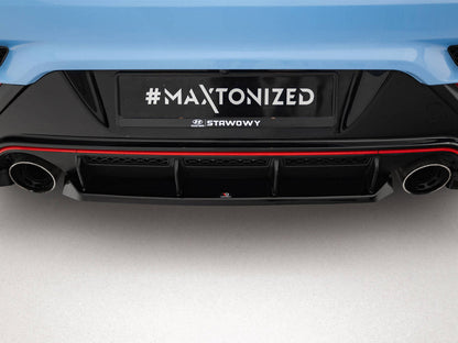 Maxton Design - Central Rear Splitter Hyundai Veloster N Mk2