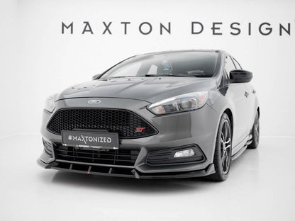 Maxton Design - Front Splitter V.6 Ford Focus ST Mk3 Facelift
