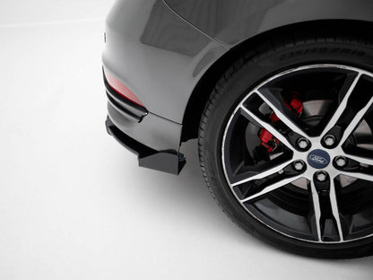 Maxton Design - Street PRO Rear Diffuser + Flaps Ford Focus ST Mk3 Facelift