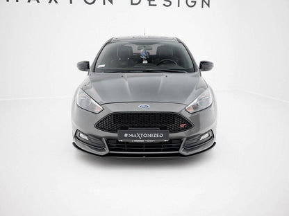 Maxton Design - Street PRO Front Splitter Ford Focus ST Mk3 Facelift