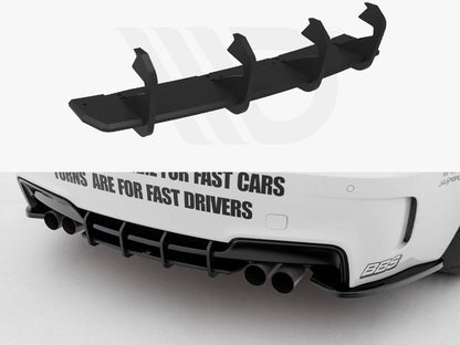 Maxton Design - Street PRO Rear Diffuser BMW 1 M Coupe E82