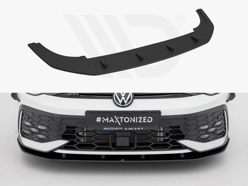 Maxton Design - Street PRO Front Splitter Volkswagen Golf GTI / GTE / R-Line Mk8 Facelift