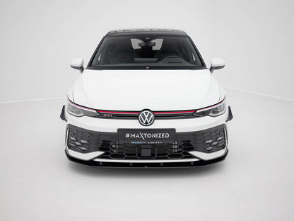 Maxton Design - Street PRO Front Splitter Volkswagen Golf GTI / GTE / R-Line Mk8 Facelift