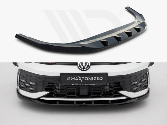 Maxton Design - Front Splitter V.5 Volkswagen Golf GTI / GTE / R-Line Mk8 Facelift