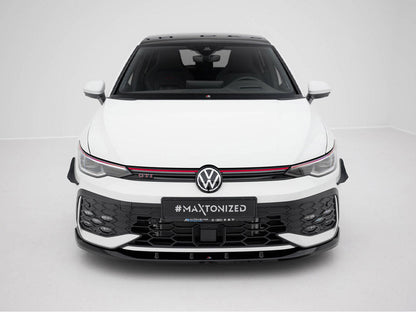 Maxton Design - Front Splitter V.5 Volkswagen Golf GTI / GTE / R-Line Mk8 Facelift