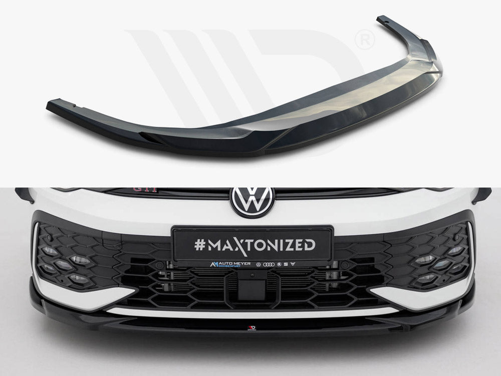 Maxton Design - Front Splitter V.4 Volkswagen Golf GTI / GTE / R-Line Mk8 Facelift
