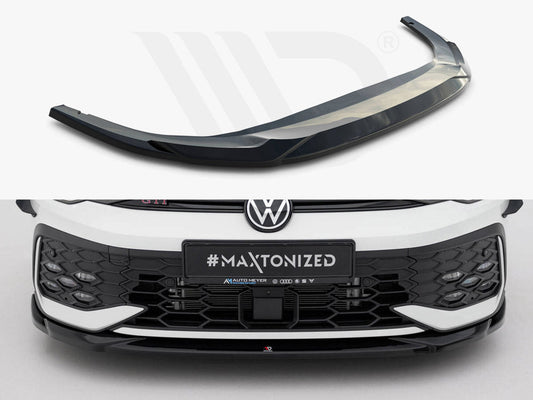 Maxton Design - Front Splitter V.4 Volkswagen Golf GTI / GTE / R-Line Mk8 Facelift