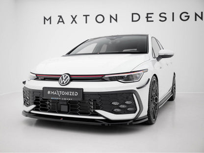 Maxton Design - Front Splitter V.4 Volkswagen Golf GTI / GTE / R-Line Mk8 Facelift