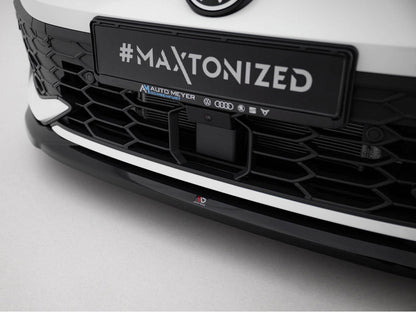 Maxton Design - Front Splitter V.4 Volkswagen Golf GTI / GTE / R-Line Mk8 Facelift