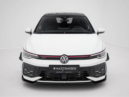 Maxton Design - Front Splitter V.3 Volkswagen Golf GTI / GTE / R-Line Mk8 Facelift