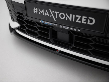 Maxton Design - Front Splitter V.3 Volkswagen Golf GTI / GTE / R-Line Mk8 Facelift