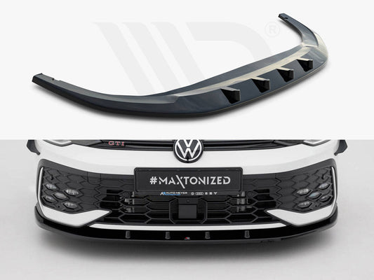 Maxton Design - Front Splitter V.2 Volkswagen Golf GTI / GTE / R-Line Mk8 Facelift