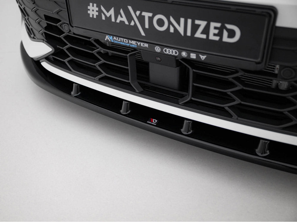 Maxton Design - Front Splitter V.2 Volkswagen Golf GTI / GTE / R-Line Mk8 Facelift