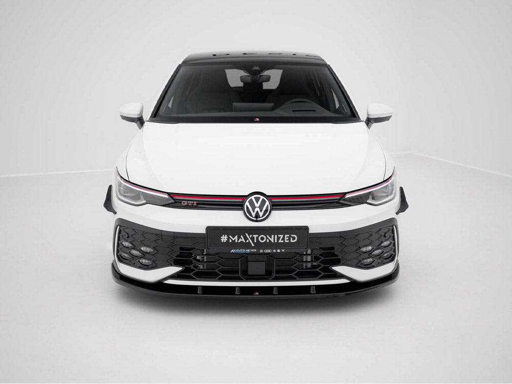 Maxton Design - Front Splitter V.1 Volkswagen Golf GTI / GTE / R-Line Mk8 Facelift
