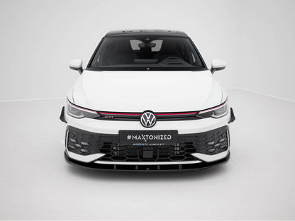 Maxton Design - Front Splitter V.1 Volkswagen Golf GTI / GTE / R-Line Mk8 Facelift
