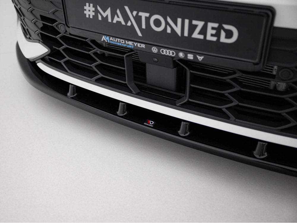 Maxton Design - Front Splitter V.1 Volkswagen Golf GTI / GTE / R-Line Mk8 Facelift
