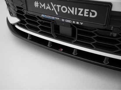 Maxton Design - Front Splitter V.1 Volkswagen Golf GTI / GTE / R-Line Mk8 Facelift