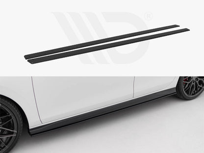 Maxton Design - Street PRO Side Skirts Diffusers V.2 Volkswagen Golf GTI / GTE / GTI Clubsport / R-Line Mk8