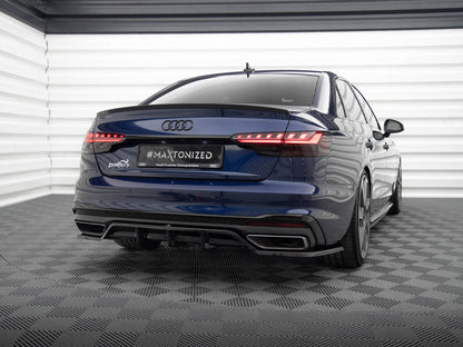Maxton Design - Rear Splitter (Vertical Bars) V.2 Audi A4 S-Line B9 Facelift