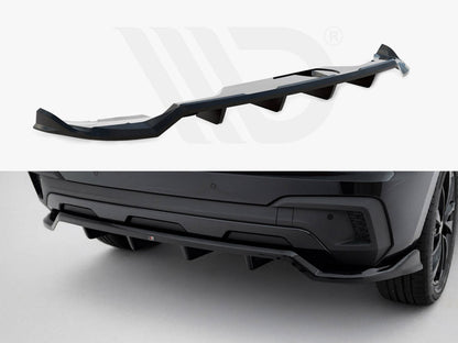 Maxton Design - Rear Splitter (Vertical Bars) Skoda Kamiq Monte Carlo Mk1 Facelift