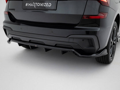 Maxton Design - Rear Splitter (Vertical Bars) Skoda Kamiq Monte Carlo Mk1 Facelift