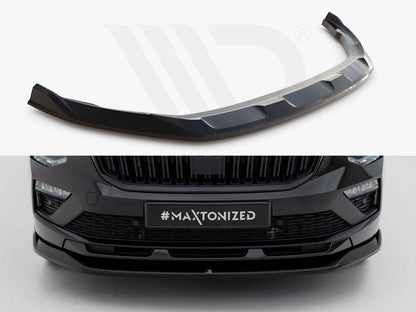 Maxton Design - Front Splitter V.1 Skoda Kamiq Monte Carlo Mk1 Facelift