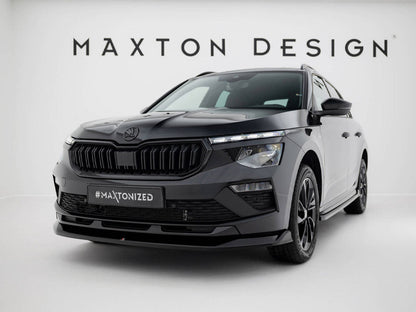 Maxton Design - Front Splitter V.1 Skoda Kamiq Monte Carlo Mk1 Facelift