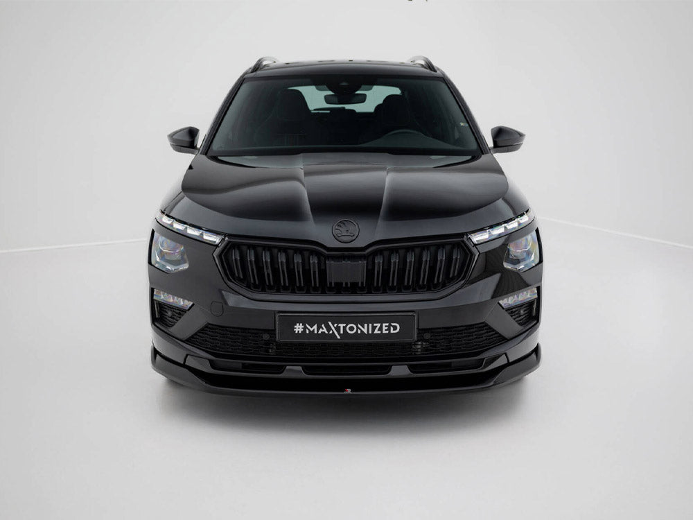 Maxton Design - Front Splitter V.1 Skoda Kamiq Monte Carlo Mk1 Facelift