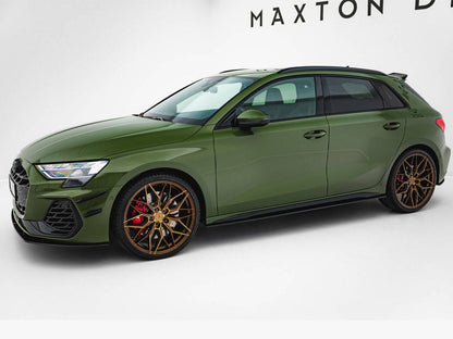Maxton Design - Street PRO Side Skirts Diffusers Audi S3 Sportback / A3 S-Line Sportback 8Y Facelift