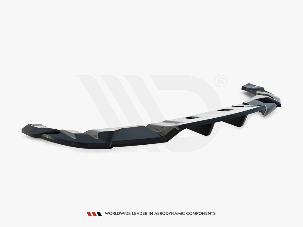 Maxton Design - Rear Splitter (Vertical Bars) V.2 Tesla Model 3 Performance Mk1 Facelift
