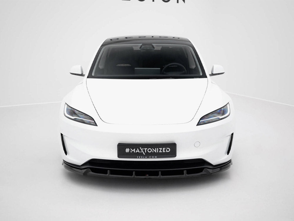 Maxton Design - Front Splitter V.2 Tesla Model 3 Performance Mk1 Facelift
