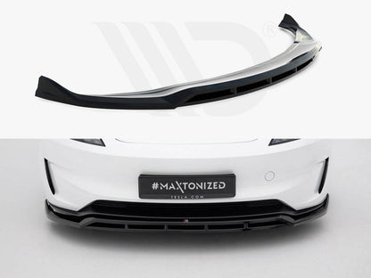 Maxton Design - Front Splitter V.1 Tesla Model 3 Performance Mk1 Facelift