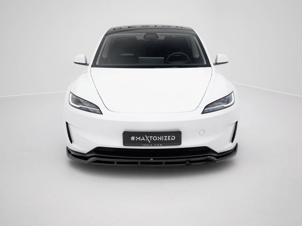 Maxton Design - Front Splitter V.1 Tesla Model 3 Performance Mk1 Facelift