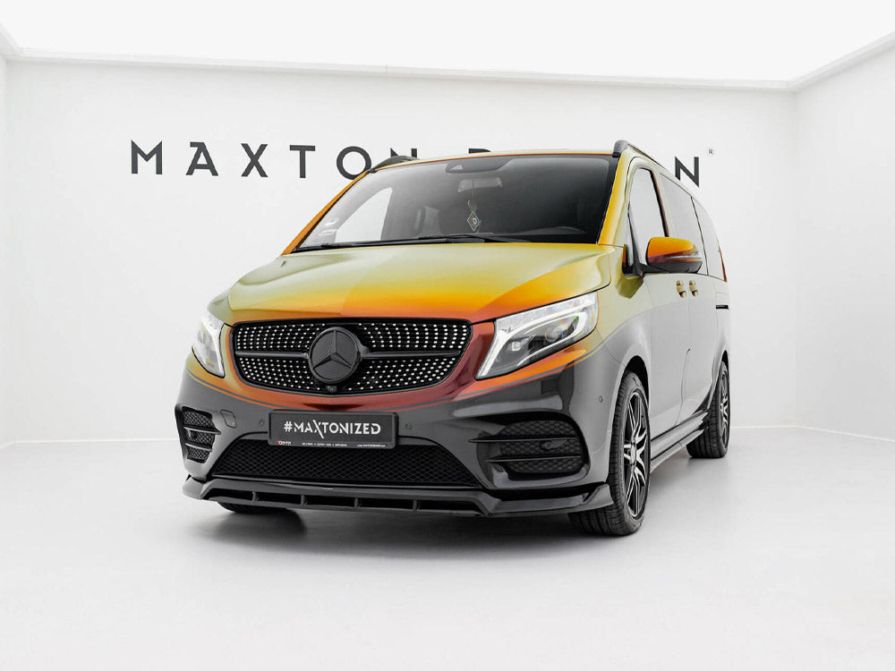 Maxton Design - Front Splitter V.6 Mercedes-Benz V-Class AMG-Line W447 Facelift
