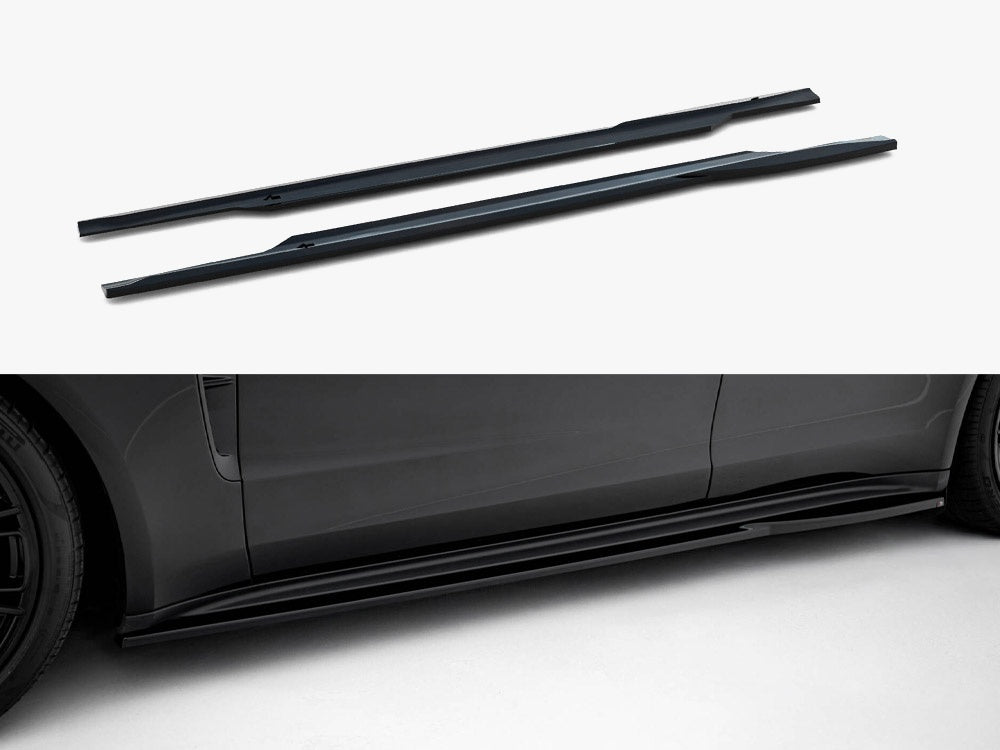 Maxton Design - Side Skirts Diffusers V.2 Porsche Panamera Turbo S E-Hybrid / Panamera E-Hybrid / Panamera 4S 971