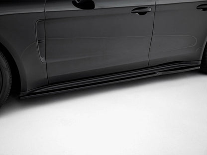 Maxton Design - Side Skirts Diffusers V.2 Porsche Panamera Turbo S E-Hybrid / Panamera E-Hybrid / Panamera 4S 971