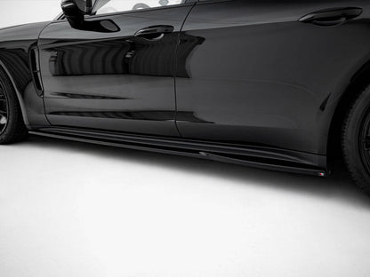Maxton Design - Side Skirts Diffusers V.2 Porsche Panamera Turbo S E-Hybrid / Panamera E-Hybrid / Panamera 4S 971