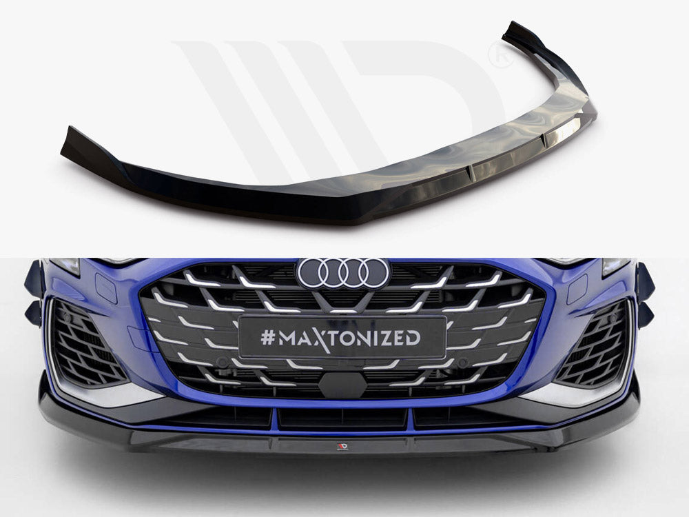 Maxton Design - Front Splitter V.3 Audi A3 S-Line Sedan / S3 Sedan 8Y Facelift