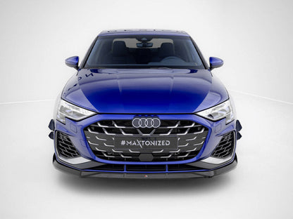 Maxton Design - Front Splitter V.3 Audi A3 S-Line Sedan / S3 Sedan 8Y Facelift