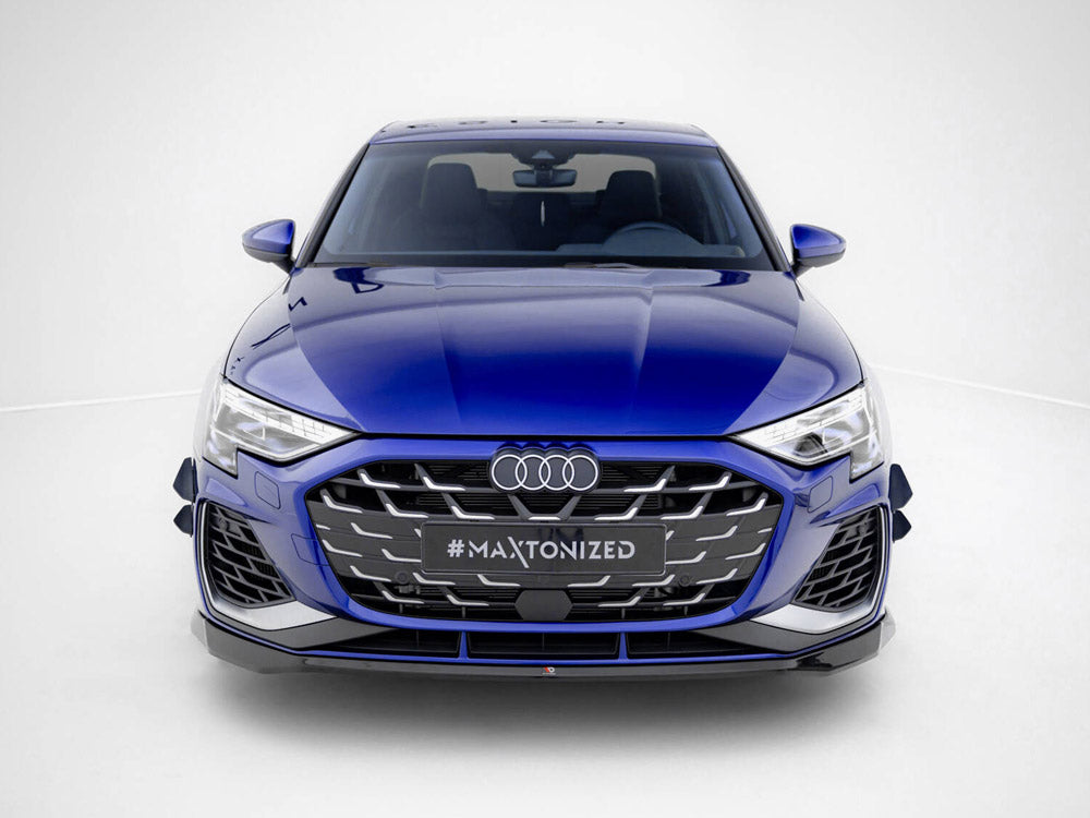 Maxton Design - Front Splitter V.2 Audi A3 S-Line Sedan / S3 Sedan 8Y Facelift