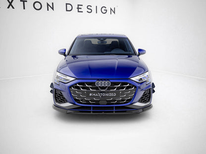 Maxton Design -  Front Splitter V.1 Audi A3 S-Line Sedan / S3 Sedan 8Y Facelift