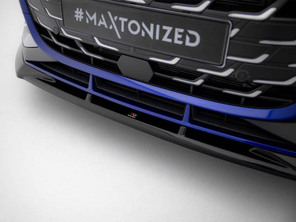 Maxton Design -  Front Splitter V.1 Audi A3 S-Line Sedan / S3 Sedan 8Y Facelift