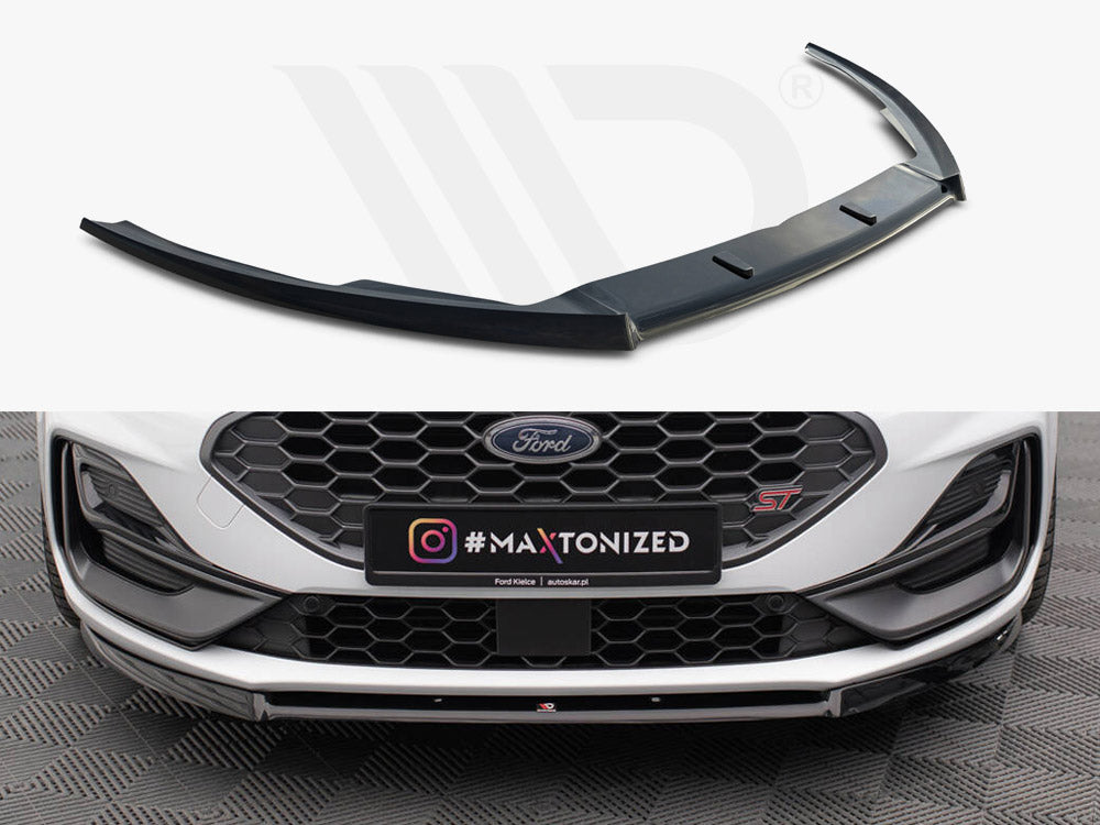 Maxton Design - Front Splitter V.2 Ford Focus ST / ST-Line Mk4 Facelift