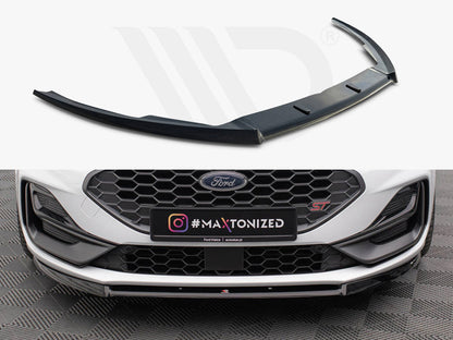 Maxton Design - Front Splitter V.2 Ford Focus ST / ST-Line Mk4 Facelift